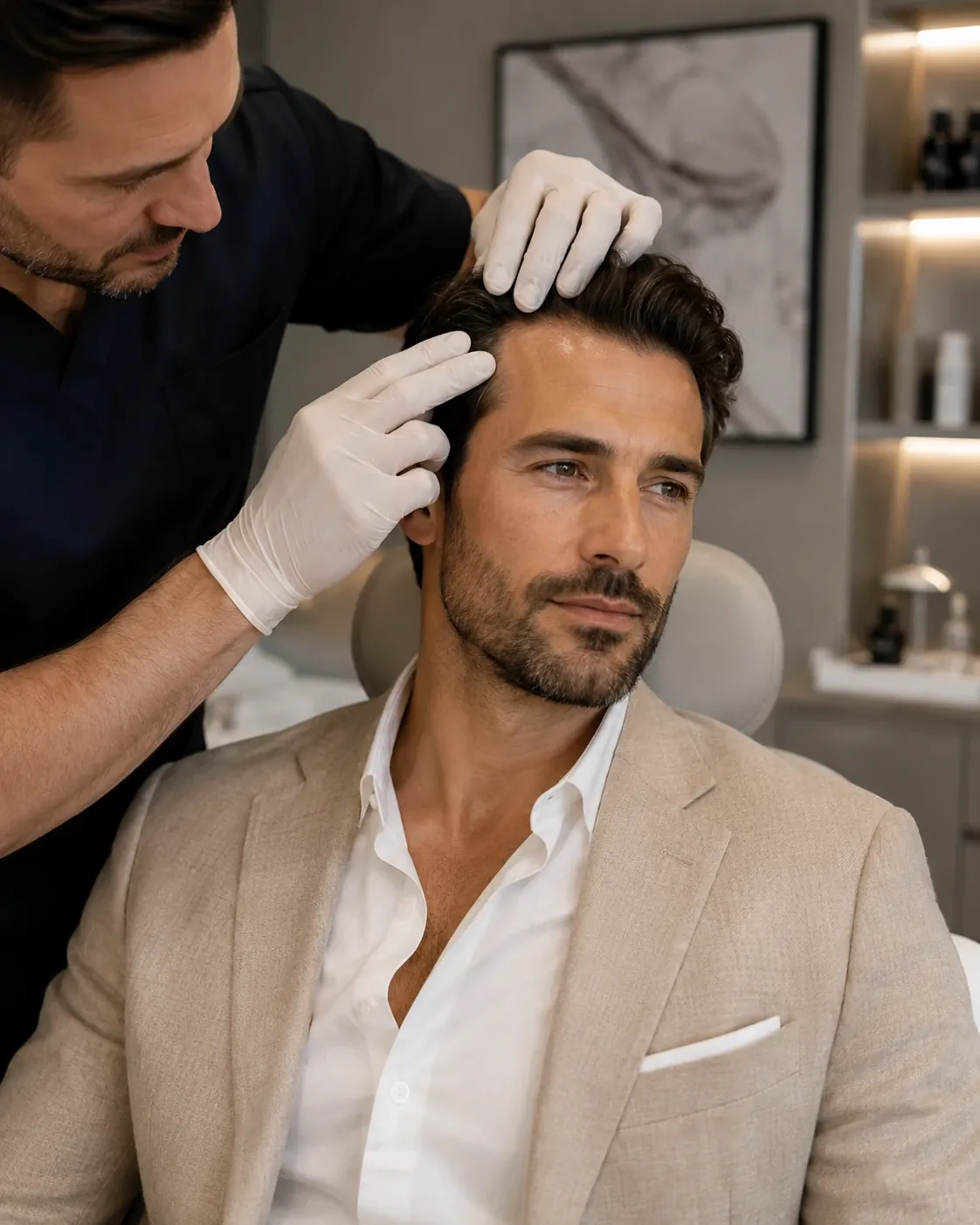Men's Hair Restoration — Dr. Nivine Cheaito, Dubai